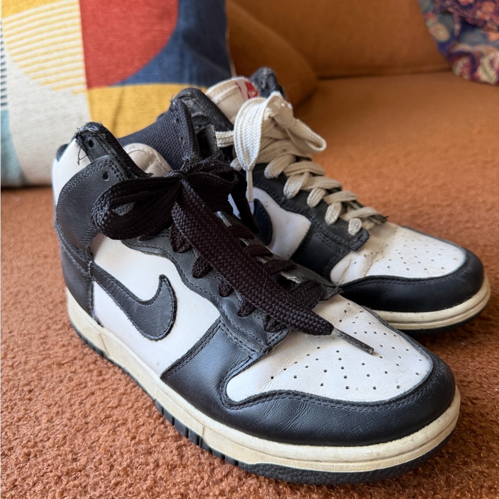 Nike panda high top dunks